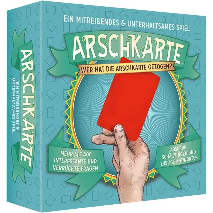 Pegasus 'Arschkarte, Wer hat die Arschkarte gezogen?' Kartenspiel, Mitbringspiel, für 2-10 Spieler, ab 12 Jahren