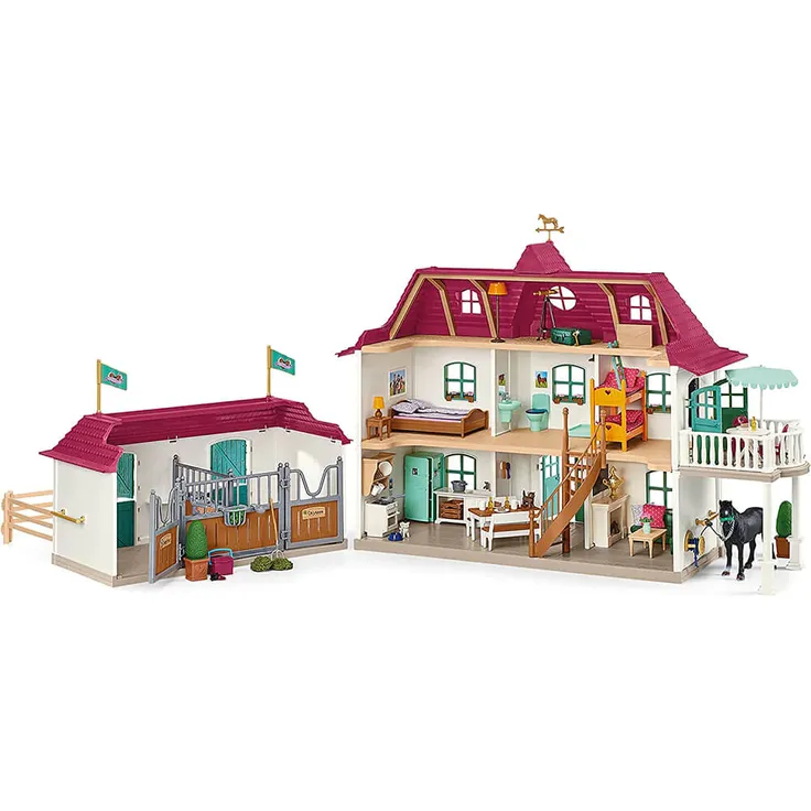 Schleich Horse Club 42551 'Lakeside Pferdehof', ab 5 Jahren, 192 Teile - Preisvergleich – Bild 2