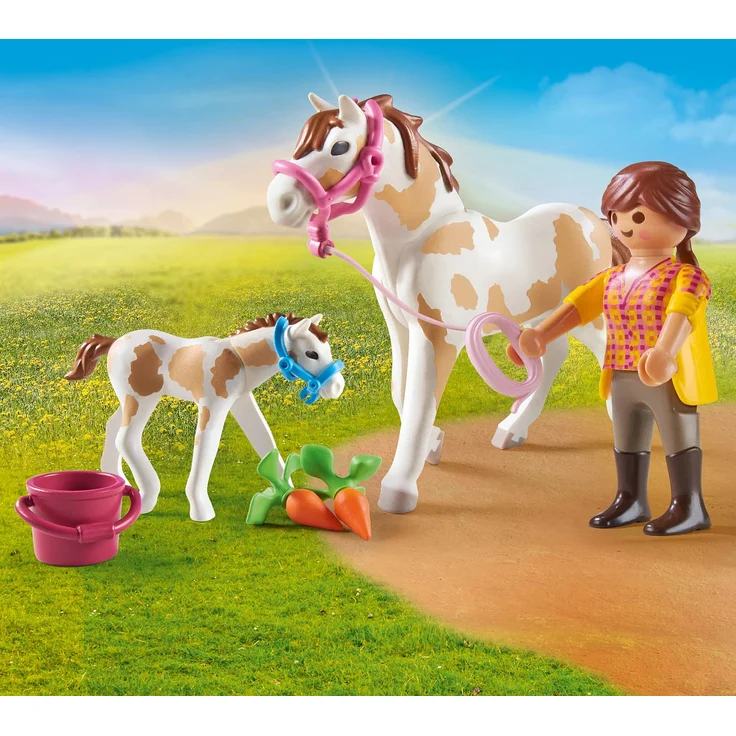 Playmobil Country 71243 'Pferd mit Fohlen', 11 Teile, ab 4 Jahren – Bild 5