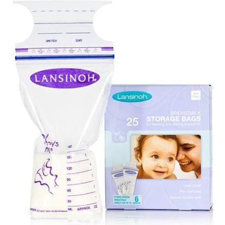 Lansinoh Food bags purple 25x180ml (LAN003)