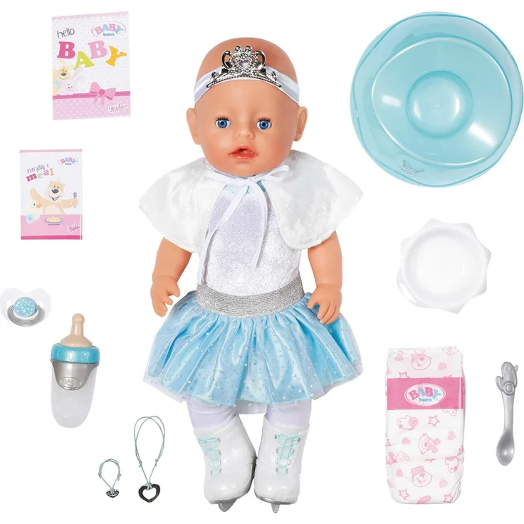ZAPF Creation BABY Born 'Soft Touch Eisballerina' Babypuppe, 43cm groß, ab 3 Jahren