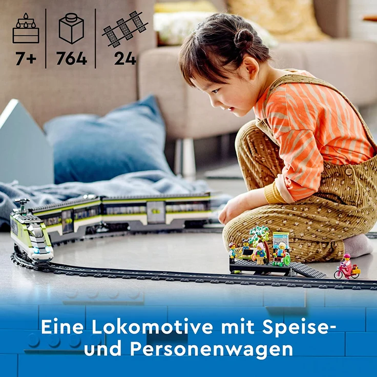 LEGO City 60337 'Personen-Schnellzug', 764 Teile, ab 7 Jahren – Bild 4