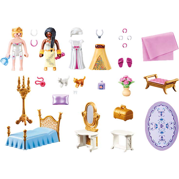 Playmobil Princess 70453 'Schlafsaal', 73 Teile, ab 4 Jahren – Bild 2