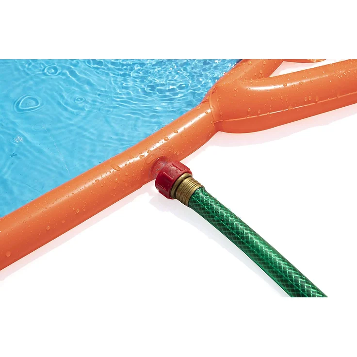 Bestway H2OGO! 'Triple Ramp' 3er-Wasserrutsche mit aufblasbarer Startrampe, 549 x 208 cm, integrierter Wassersprinkler, einfacher Anschluss an Gartenschlauch – Bild 9