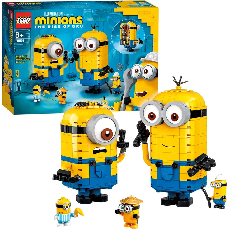 LEGO Minions 75551 'Minions-Figuren Bauset mit Versteck', 876 Teile, ab 8 Jahren - Preisvergleich – Bild 1