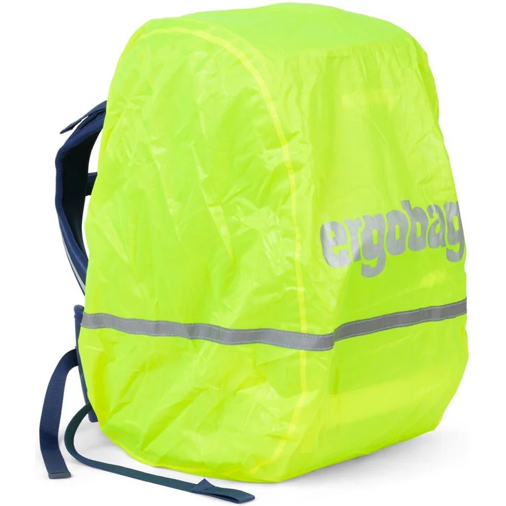 Ergobag 'Regencape', gelb fluoreszierend, passend für alle pack, cubo, cubo light, wide – Bild 2
