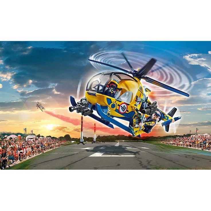 Playmobil Stuntshow 70833 'Filmcrew-Helikopter', 36 Teile, ab 5 Jahren - Preisvergleich – Bild 3
