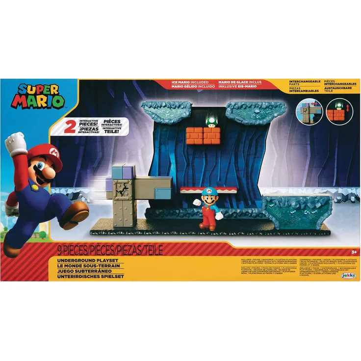 Jakks Pacific Super Mario Underground Set with 6. 5 cm figurine - Preisvergleich