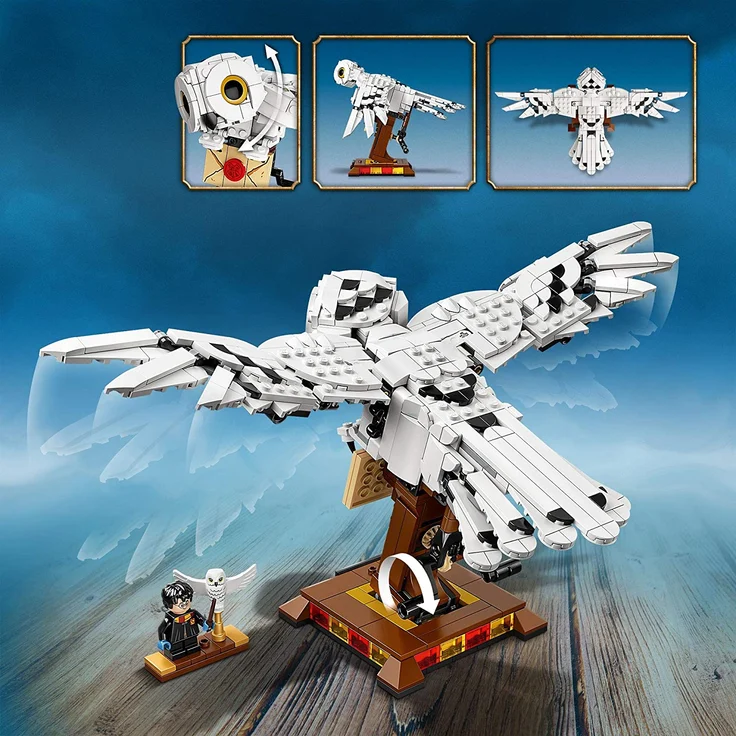 LEGO Harry Potter 75979 'Hedwig', 630 Teile, ab 10 Jahren, 34 cm Flügelspannweite – Bild 3
