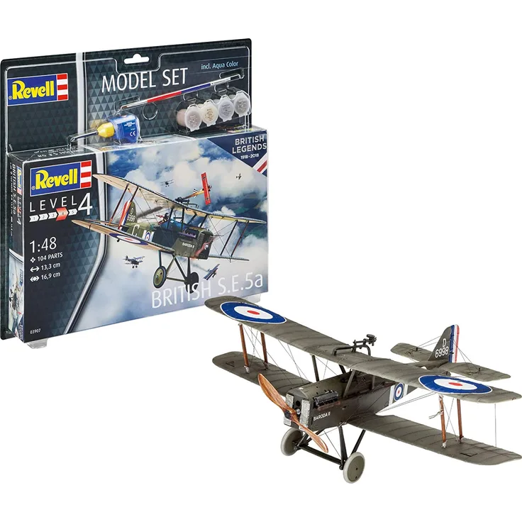 Revell REV-63887 Model Set BAe Harrier GR.7 Modellbausatz + Zubehör, Mehrfarbig, 1/350