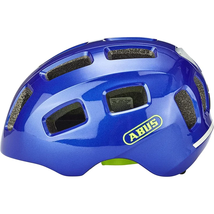 Abus 'Youn-I 2.0' Kinderfahrradhelm sparkling blue, Kopfumfang 48-54 cm, mit integriertem LED-Rücklicht – Bild 3
