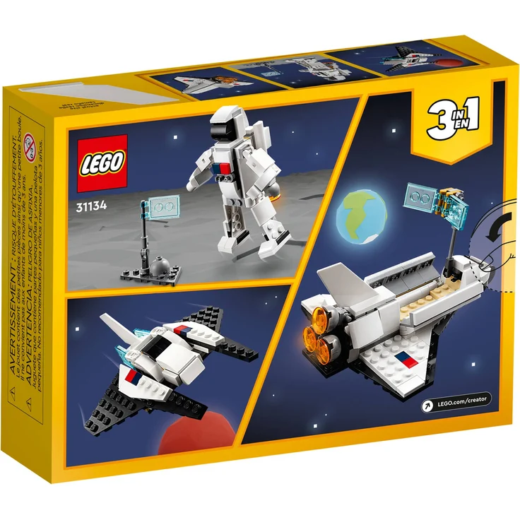 LEGO Creator 3-in-1 31134 'Spaceshuttle', 144 Teile, ab 6 Jahren – Bild 4