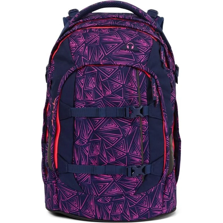 Satch Pack 'Pink Bermuda' Schulrucksack, 2020, 30 Liter, 1,2 kg, blau/neon/pink – Bild 1
