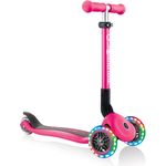 Authentic Sports Globber 'Junior Foldable', lights, fuchsia pink, ab 2 Jahren