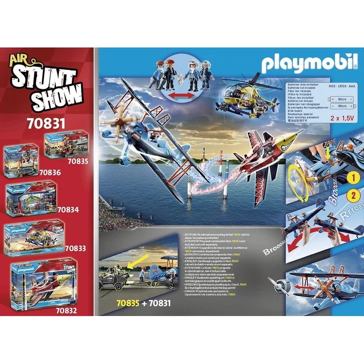 Playmobil Stuntshow 70831 'Doppeldecker Phönix', 45 Teile, ab 5 Jahren – Bild 8