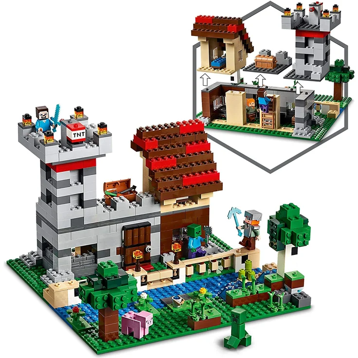 LEGO Minecraft 21161 'Die Crafting-Box 3.0', 564 Teile, ab 8 Jahren, 2-in-1-Set – Bild 2