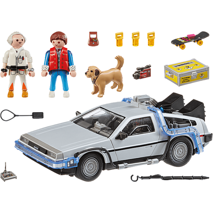 Playmobil Back to the Future 70317 'DeLorean' mit Lichteffekten, 64 Teile, ab 6 Jahren – Bild 2