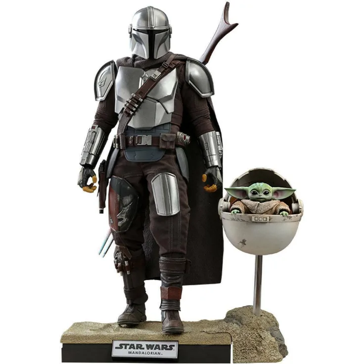 Hot Toys Figur (Deluxe) The Mandalorian and The Child - Star Wars
