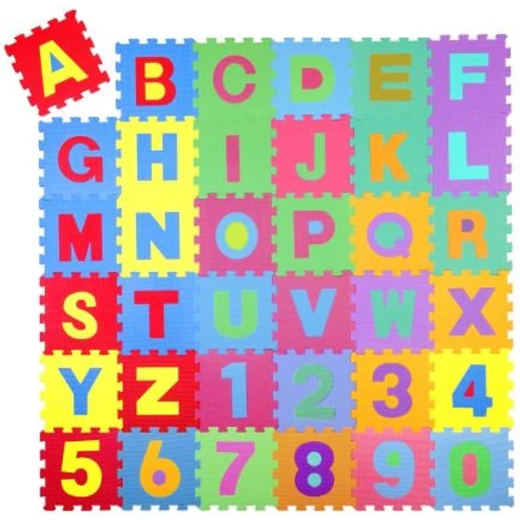 KIDUKU 86 tlg Puzzlematte Spielteppich Kinderteppich – Bild 1
