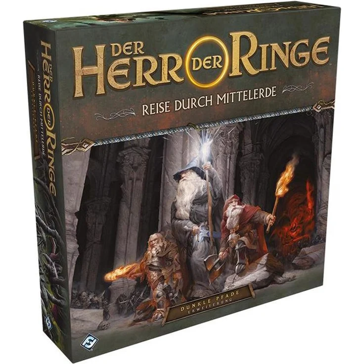 Asmodee Herr der Ringe: Reise durch Mittelerde - Dunkle Pfade Brettspielerweiterung - Preisvergleich – Bild 1