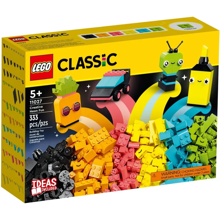 LEGO Classic 11027 'Neon Kreativ-Bauset', 333 Teile, ab 5 Jahren – Bild 4