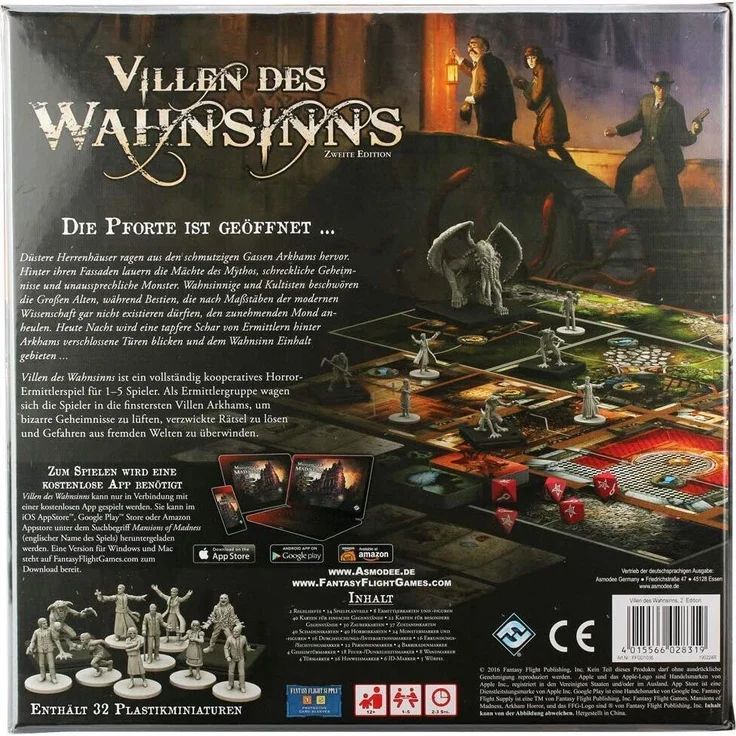 Asmodee 'Villen des Wahnsinns 2. Edition' Brettspiel, ab 13 Jahren, 1 - 5 Spieler, 160 min Spielzeit – Bild 5