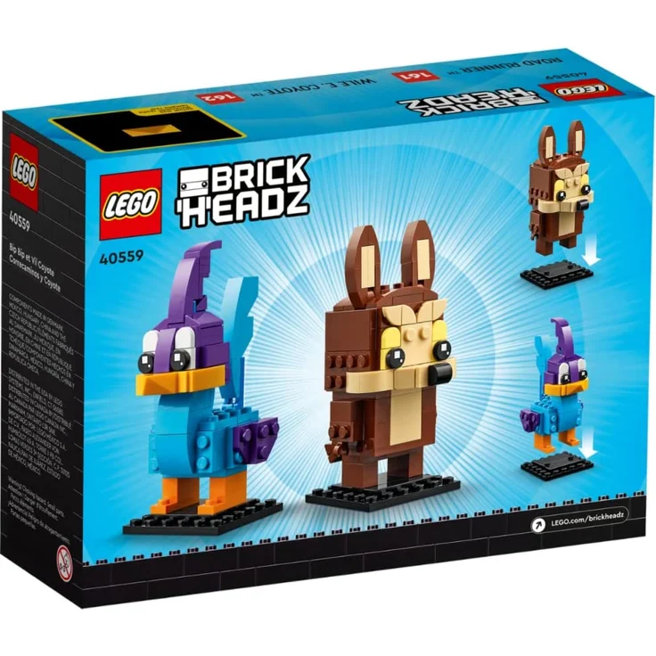 Lego BrickHeadz 40559 'Road Runner & Wile E. Coyote', 205 Teile, ab 10 Jahren - Preisvergleich – Bild 3