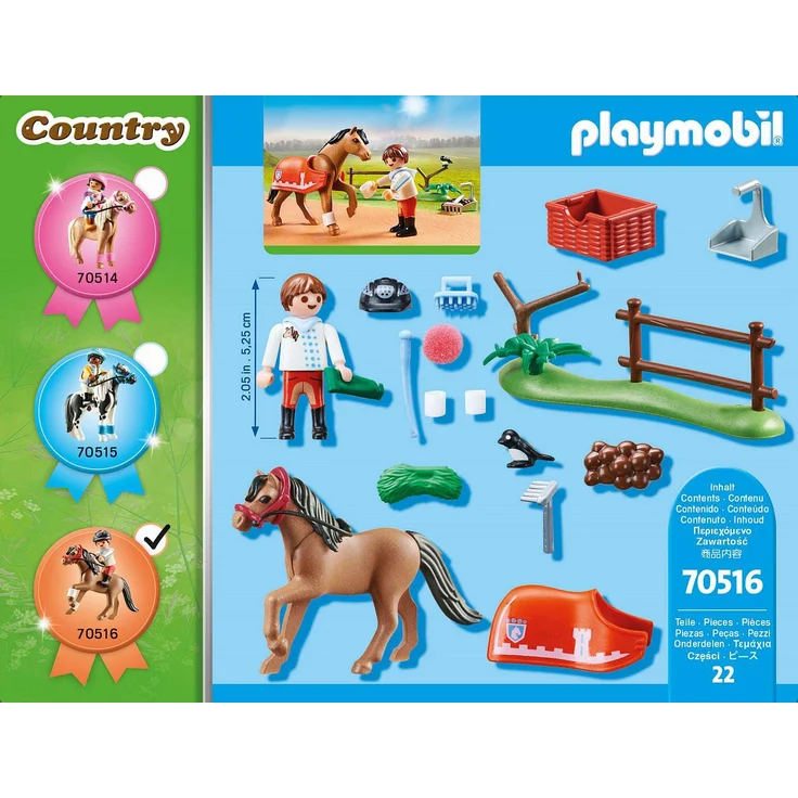 Playmobil Country 70516 'Sammelpony "Connemara"', 22 Teile, ab 4 Jahren – Bild 4
