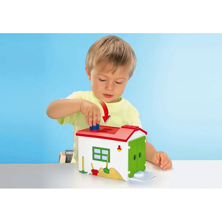 PLAYMOBIL 1.2.3 70184 'LKW mit Sortiergarage', 9 Teile, ab 1,5 Jahren - Preisvergleich – Bild 7