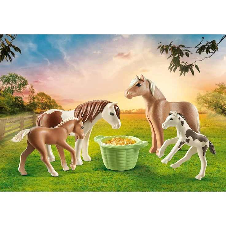 PLAYMOBIL Country 71000 '2 Island Ponys mit Fohlen', 6 Teile, ab 4 Jahren – Bild 2
