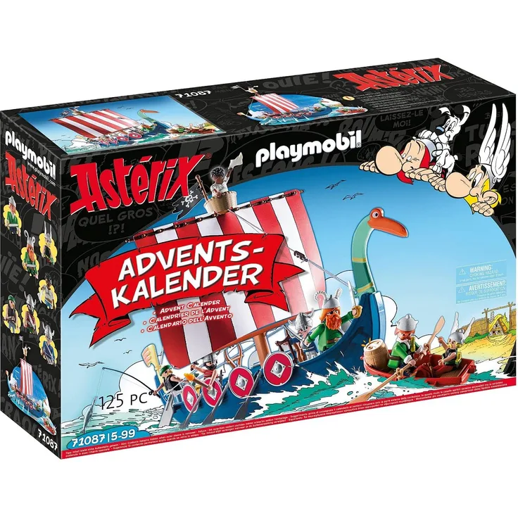 Playmobil 71087 'Asterix: Adventskalender Piraten', 125 Teile, ab 5 Jahren, 2022