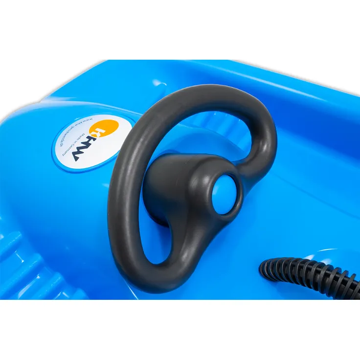 KHW 'Snow Flyer' Schlitten, iceblue, 100 x 16 x 52 cm, mit Metallbremshebel - Preisvergleich – Bild 3