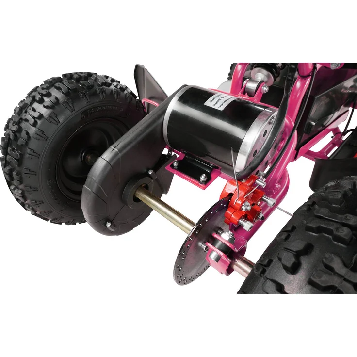 Elektro Quad Miniquad Kinder Racer 1000 Watt Pocket Kinderquad Pocketbike ATV (Schwarz/Pink) – Bild 10