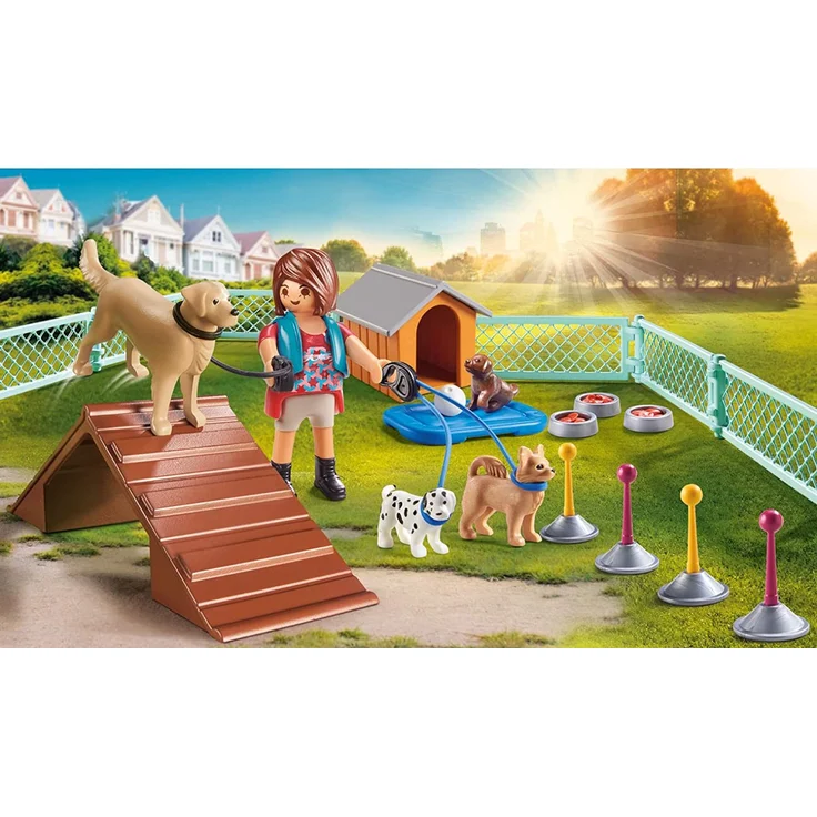 Playmobil City Life 70676 Geschenkset 'Hundetrainerin', 37 Teile, ab 4 Jahren – Bild 3