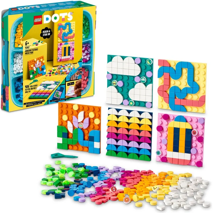 LEGO DOTS 41957 'Kreativ-Aufkleber Set', 486 Teile, ab 6 Jahren - Preisvergleich – Bild 1