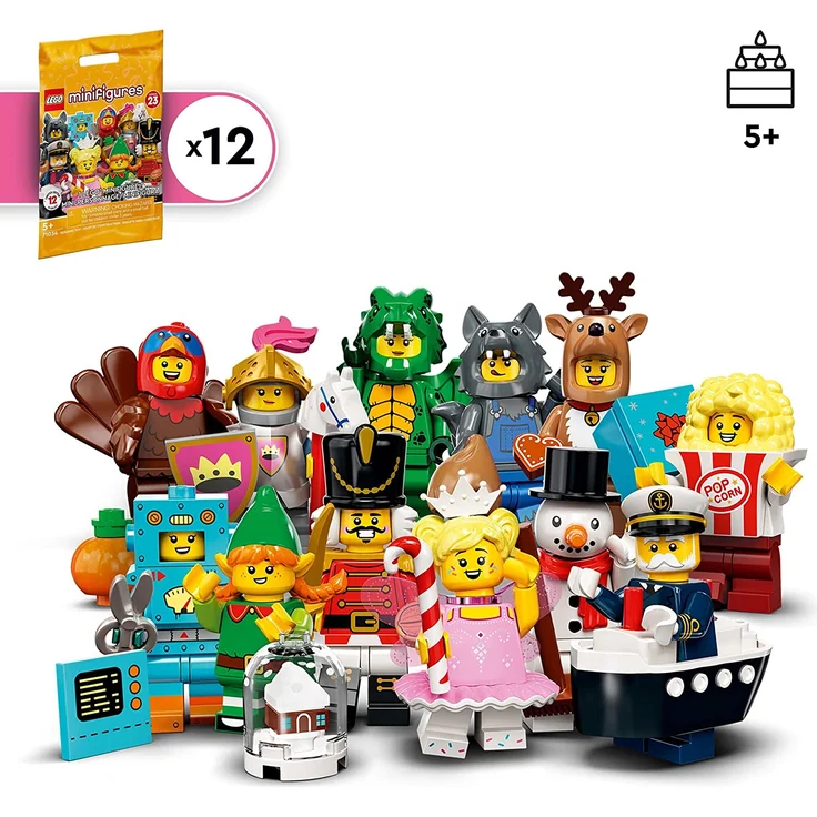 LEGO Minifiguren 71034 'Serie 23', 8 Teile, ab 5 Jahren, 1x Stück, zufällige Auswahl – Bild 2