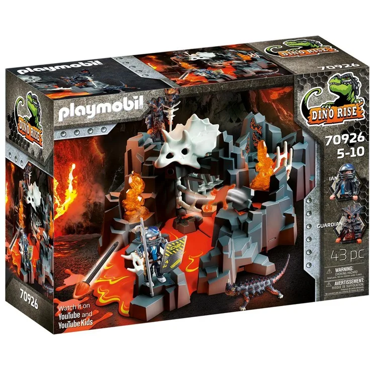 Playmobil Dino Rise 70926 'Wächter der Lavaquelle', 43 Teile, ab 5 Jahren