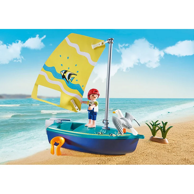 Playmobil Family Fun 70438 'Segeljolle', 17 Teile, ab 4 Jahren – Bild 3