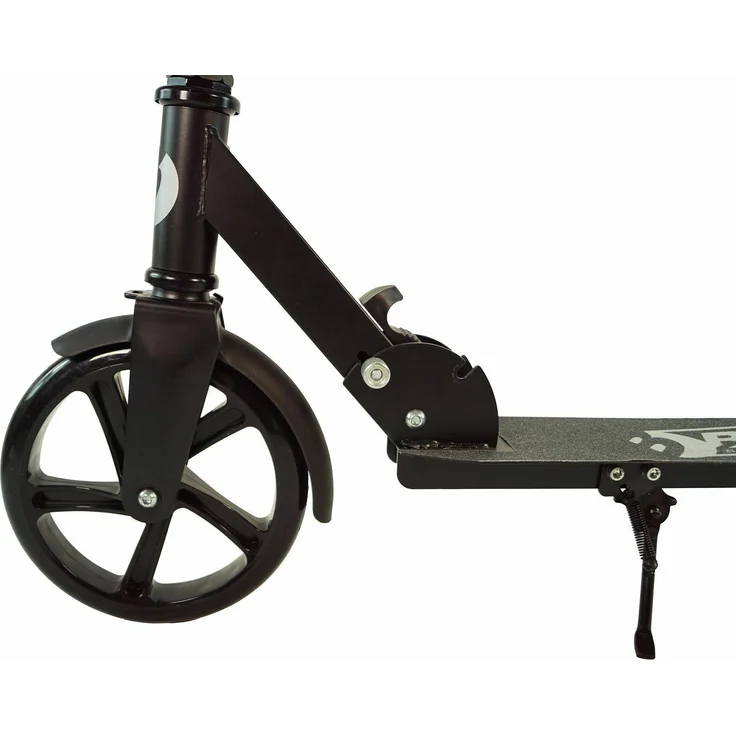 Best Sporting 30454 '200' Scooter, 3-fach höhenverstellbar bis 92 cm, klappbar, hochwertige Kugellager, max. belastbar bis 100 kg, schwarz/grau/silber – Bild 3