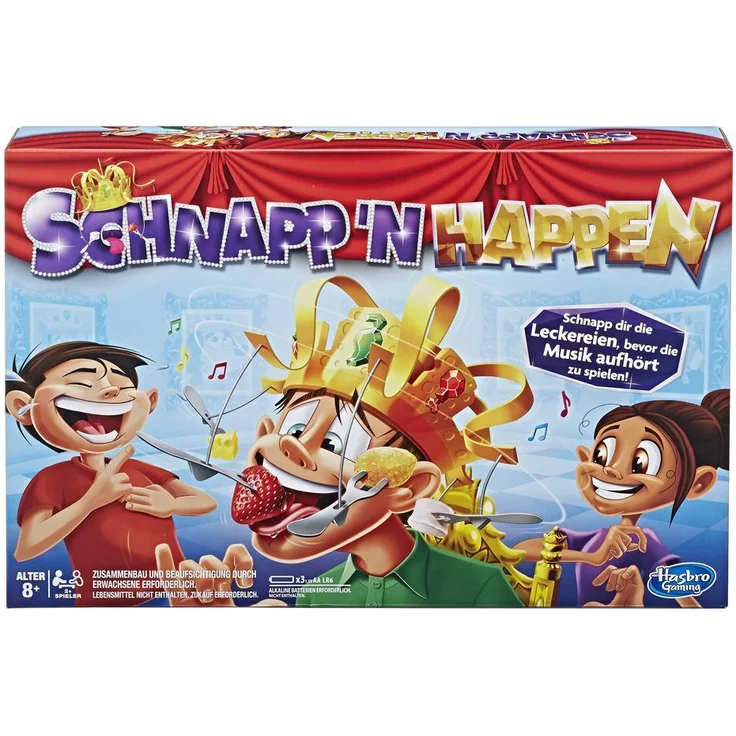 Hasbro 'Schnapp n Happen' Geschicklichkeitsspiel, Familienspiel, ab 8 Jahren, 2+ Spieler (E2420100) – Bild 8