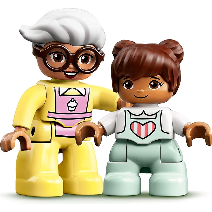 LEGO DUPLO 10928 'Tortenbäckerei', 46 Teile, ab 2 Jahren, Spielset mit Café-Wagen, Kuchen und Cupcakes, große Steine für Kleinkinder – Bild 6