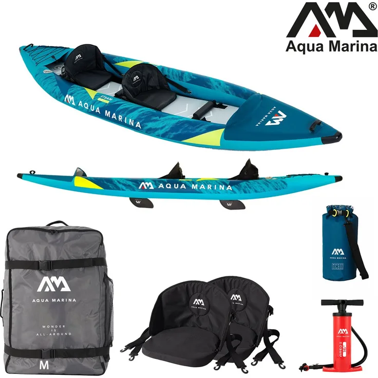 Aqua Marina 'Steam Kajak 412', max. Belastbarkeit 180kg, bis zu 2 Personen