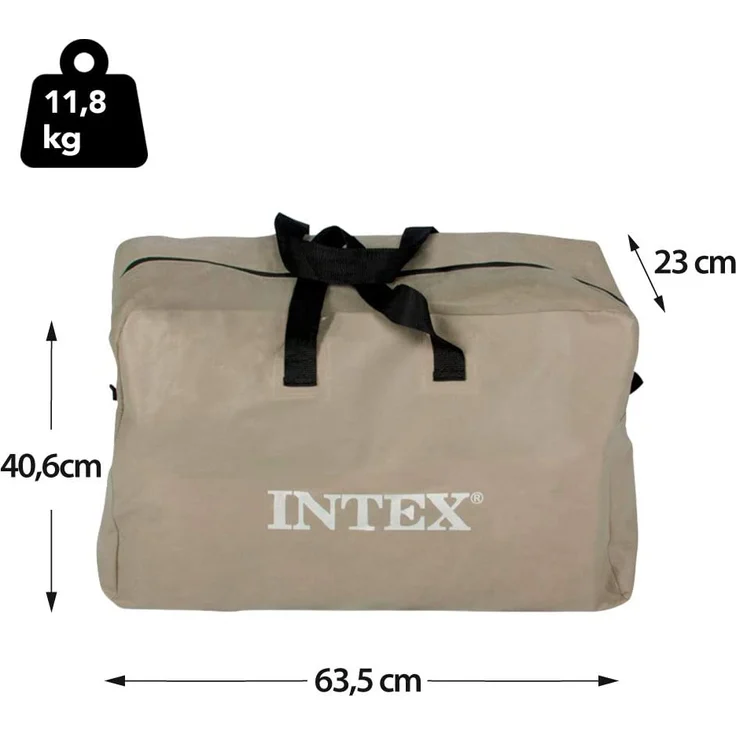 Intex 68305NP 'Challenger K1', Kajak-Set, für 1 Person, max. Tragkraft 100 kg, grün/blau – Bild 6