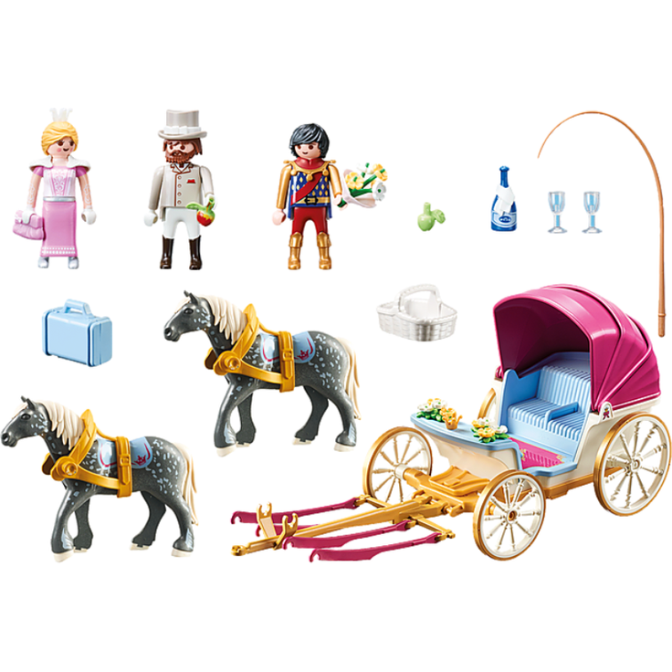 Playmobil Princess 70449 'Romantische Pferdekutsche', 60 Teile, ab 4 Jahren – Bild 2