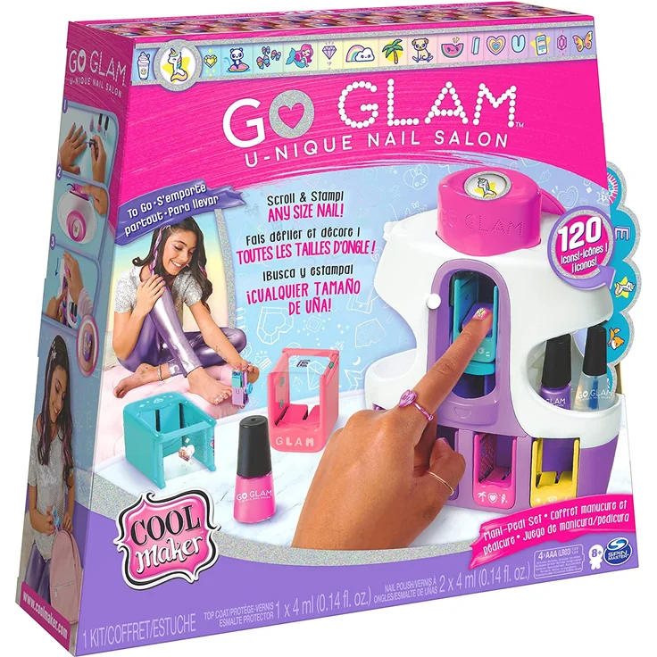 Spin Master 'GO GLAM - Unique Nagel Salon', ab 8 Jahren, mehr als 250 flächendeckende Muster oder individuelle Icons – Bild 2