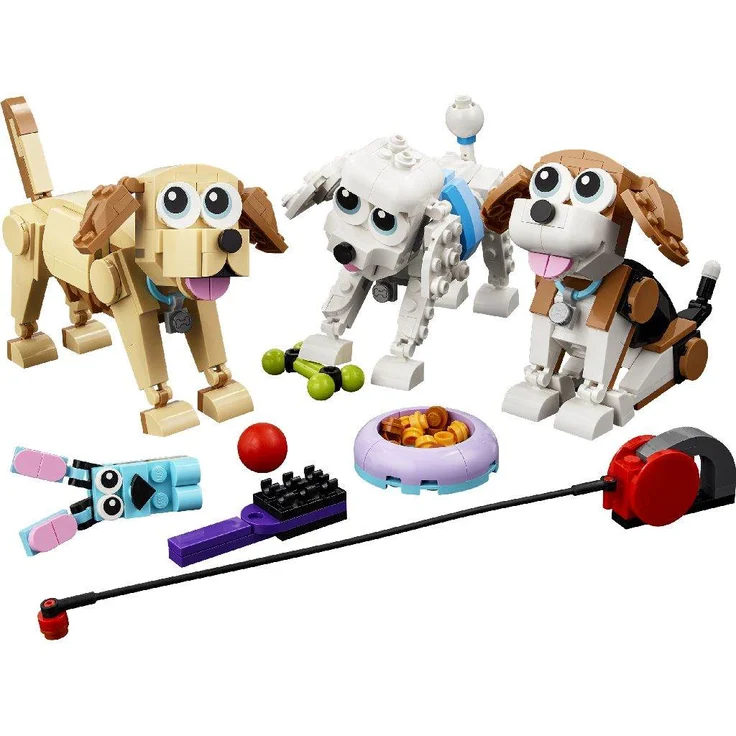 LEGO Creator 3-in-1 31137 'Niedliche Hunde', 475 Teile, ab 7 Jahren – Bild 2