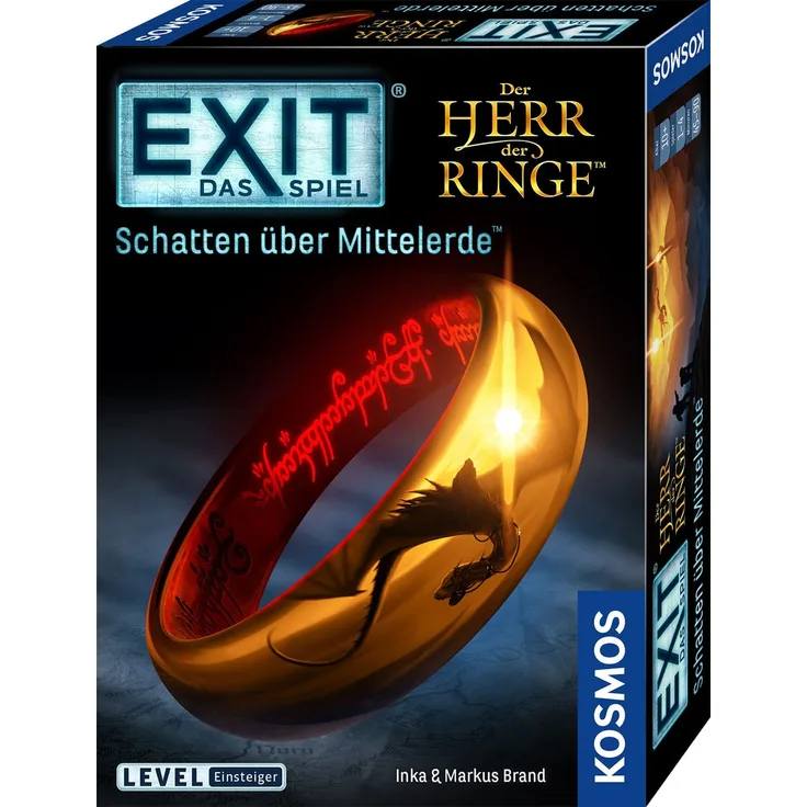 Kosmos 'Exit - Das Spiel: Schatten über Mittelerde', ab 10 Jahren, 1-4 Spieler, 45-90 min Spielzeit, Herr der Ringe, für Einsteiger geeignet