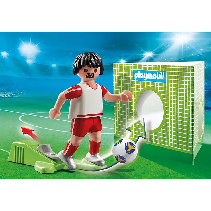 Playmobil Sports & Action 70486 'Nationalspieler Polen', 8 Teile, ab 5 Jahren – Bild 4
