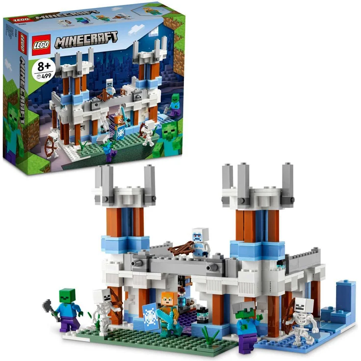 LEGO Minecraft 21186 'Der Eispalast', 499 Teile, ab 8 Jahren – Bild 1