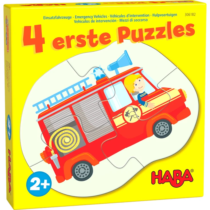 HABA 4 erste Puzzles – Einsatzfahrzeuge – Bild 1